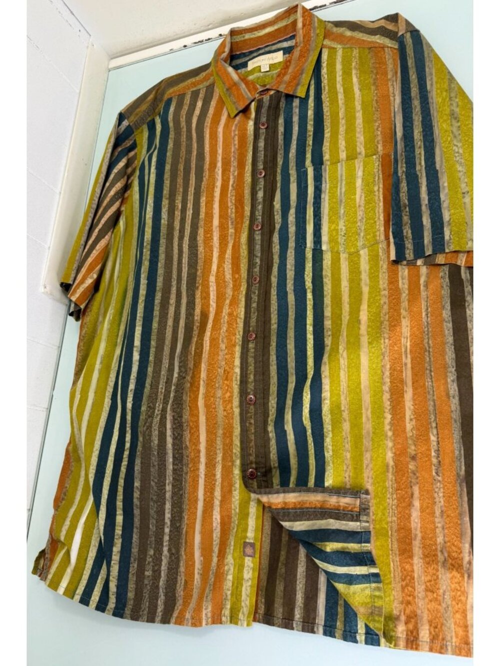 The Territory Ahead Shirt Mens XLT XL Tall Short Sleeve Button Up Hiking Outdoor